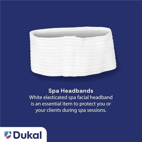 Disposable Stretch Headbands with Closure Pack of 48 Spa Salon Facial Hairband - Picture 3 of 7